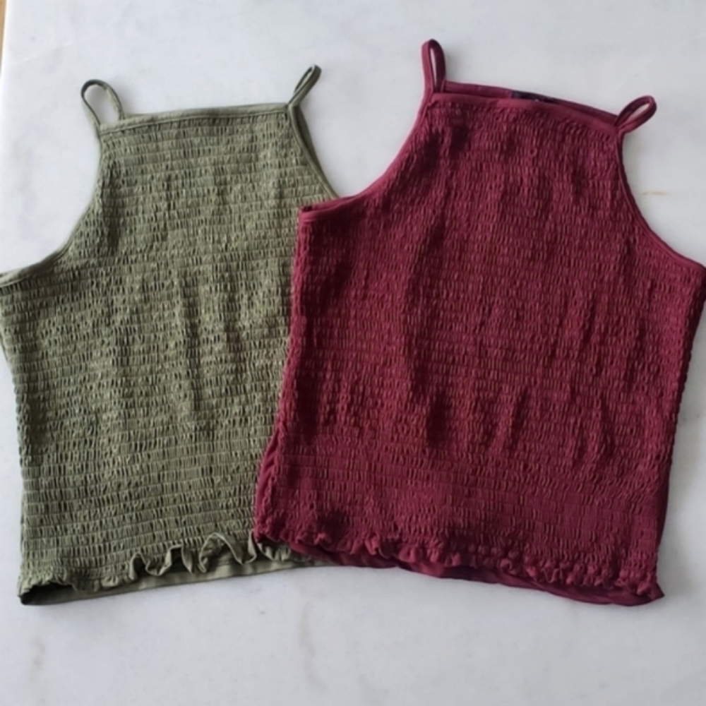 Mock Neck Tank Tops